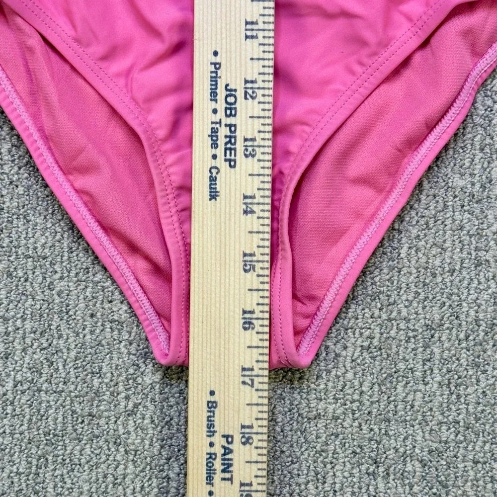 Juicy Couture Girls Pink Leopard One Piece Swimsuit Size 10 NWT Logo Charm‎